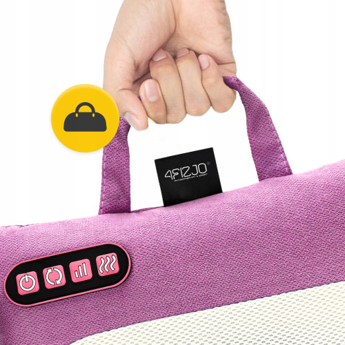 Масажна подушка  4FIZJO Shiatsu Lite Violet - фото №4